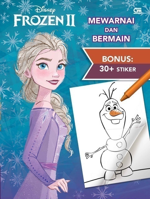 Gramedia Pustaka Utama Frozen II: Mewarnai & Bermain (Color and Trace) 1