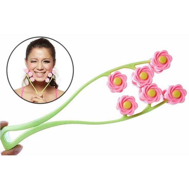 Flower Face Up Roller Facial Massage 1