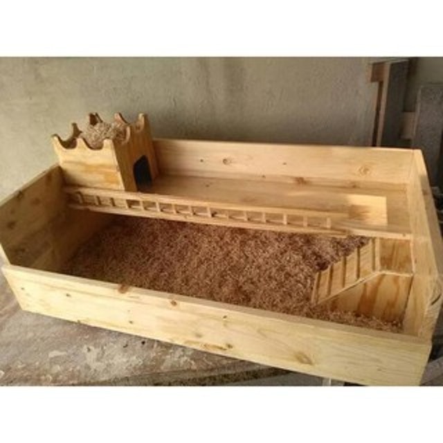 Kandang Marmut Tingkat Kayu Jati Belanda 1