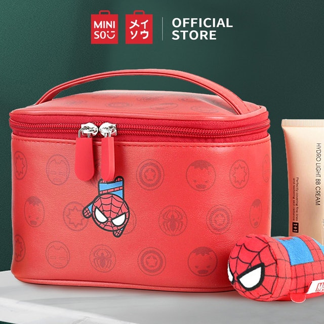 MINISO Pouch MARVEL Beauty Pak Ironman Spiderman Avengers 1