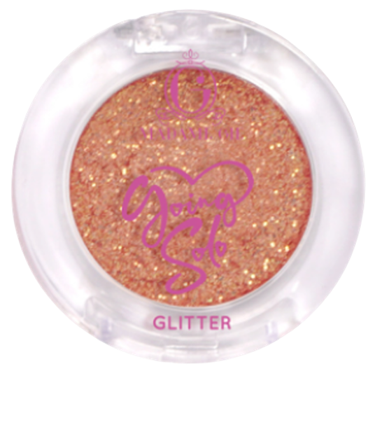 Madame Gie Going Solo Glittery Pressed Eyeshadow - Makeup 1