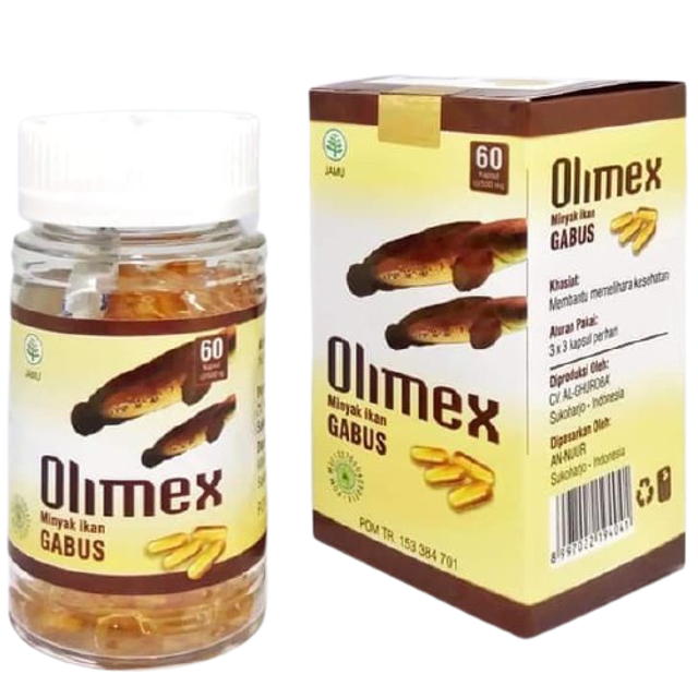 Al Ghuroba Olimex Minyak Ikan Gabus  1
