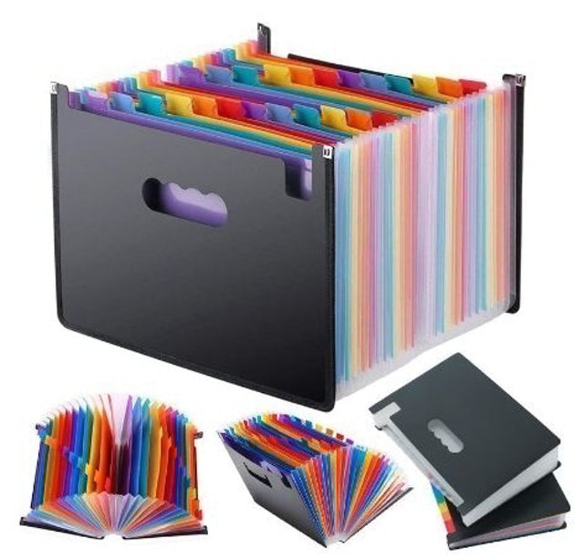 24 Pockets Expanding File Folder 1