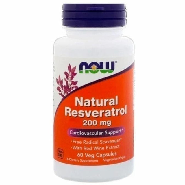 Now Natural Resveratrol 200 mg 1