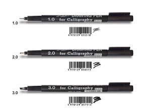 Snowman Calligraphy Pen 1