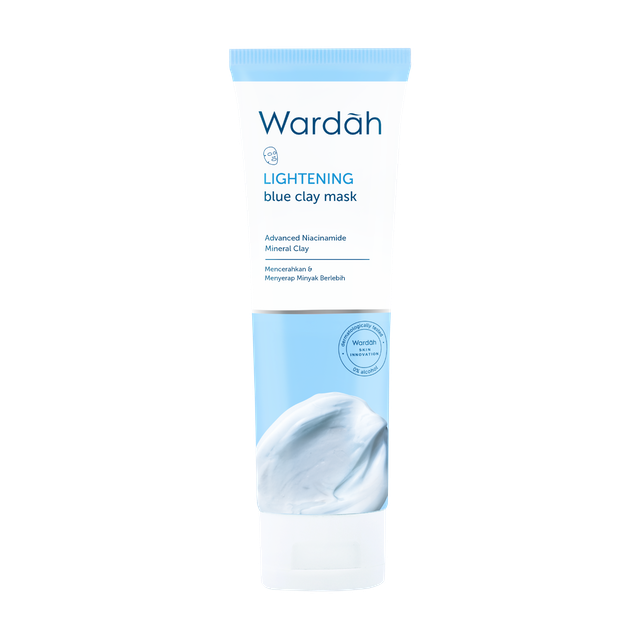 Wardah Lightening Blue Clay Mask 1