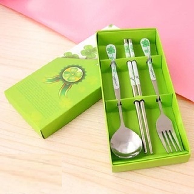 Sendok Garpu Sumpit Set 3 in1  1