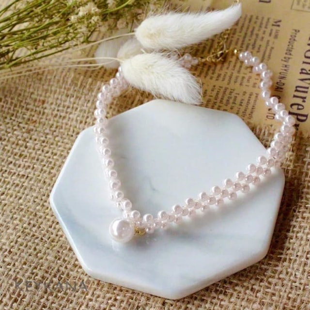 Keykana Jewelry Choker Pearl Necklace 1