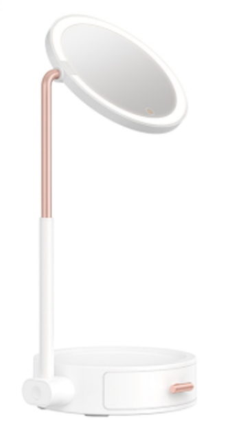 Baseus Smart Beauty Series Lighted Makeup Mirror with Storage Box White 1