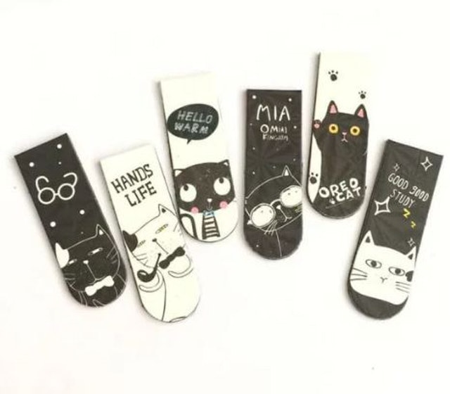 Able Kids  Magnetic Bookmark Kawaii Cat 1