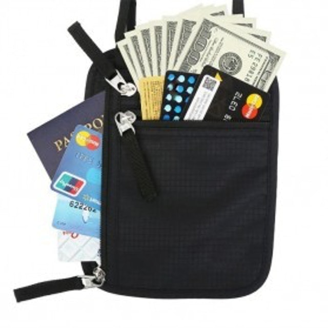 Hidden Travel Pouch Anti RFID 1