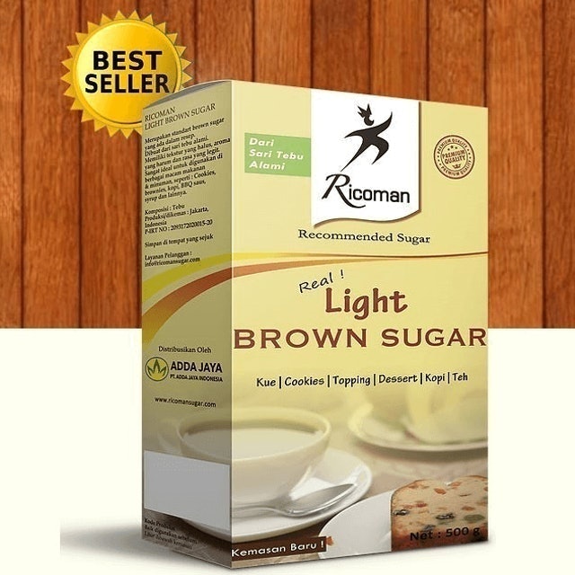 Ricoman Light Brown Sugar 1