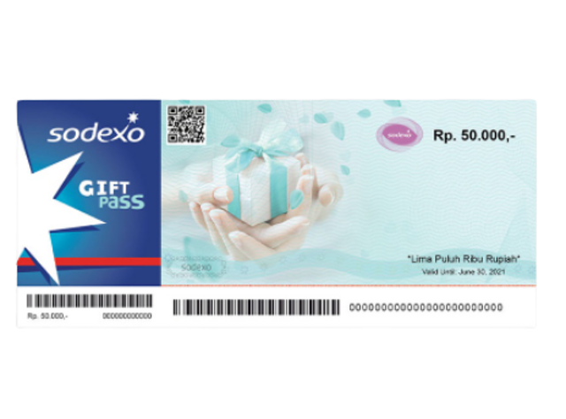 Sodexo Gift Voucher 1