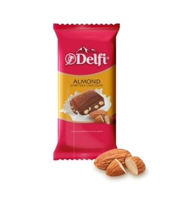Delfi Almond Dairy Milk Chocolate 1