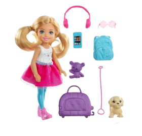 Mattel Barbie Travel Chelsea Doll and Acessories 1