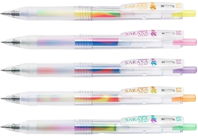 Zebra Sarasa Clip Marble Color 1