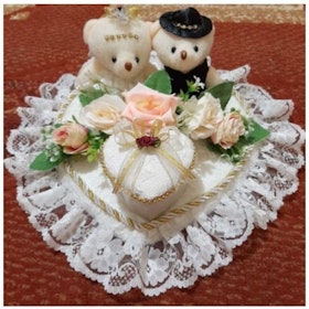 Tempat Perhiasan Mahar Rustic Love Renda 1