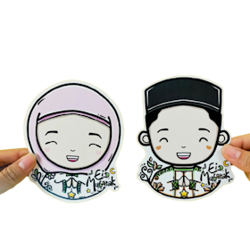 Doodle Art DWskellington Amplop Lebaran 3D Karakter Lucu 1