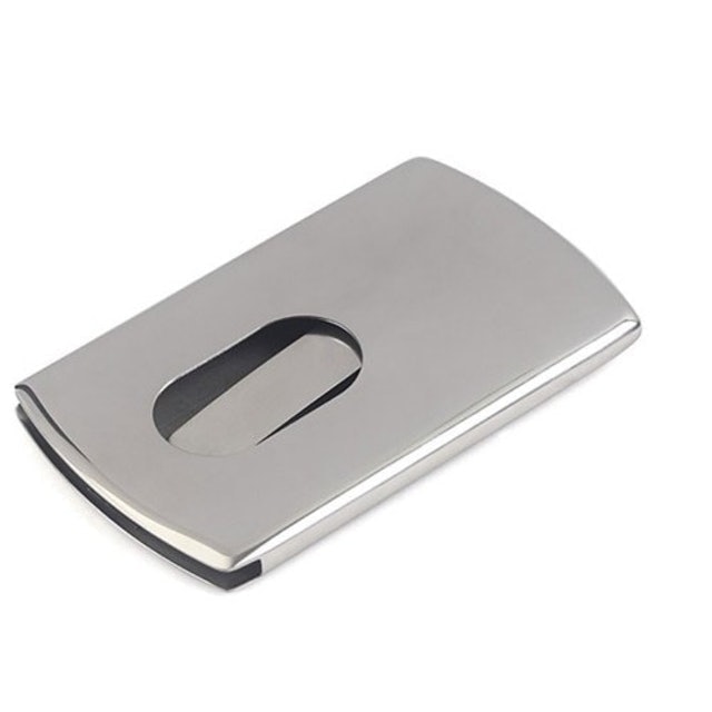 Tempat Kartu Nama Stainless Steel Slide 1