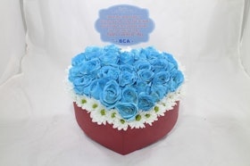 Flower Box Love Blue Rose 1