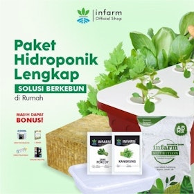 infarm Paket Hidroponik Set Lengkap Starter Kit 1