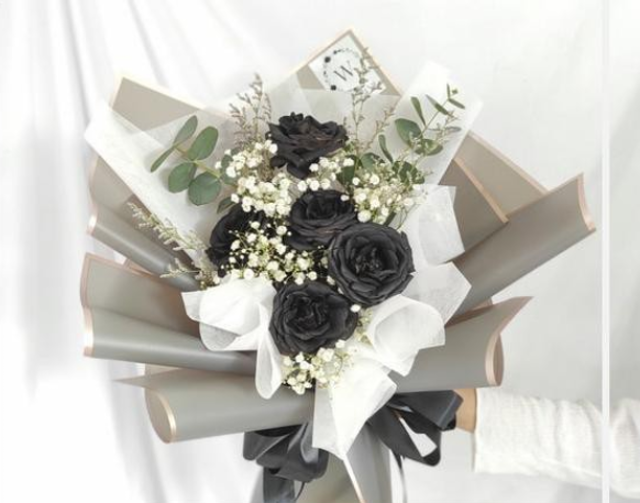 Windham Florist Bouquet Black Rose Edition  1