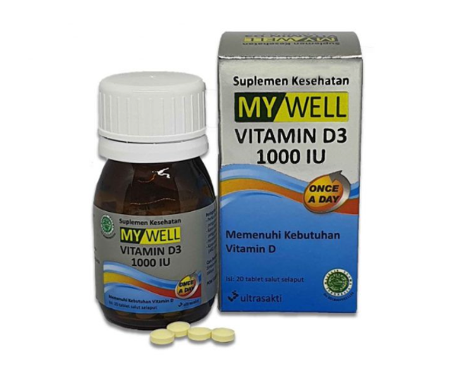 Ultra Sakti My Well Vitamin D3 1000 IU 1