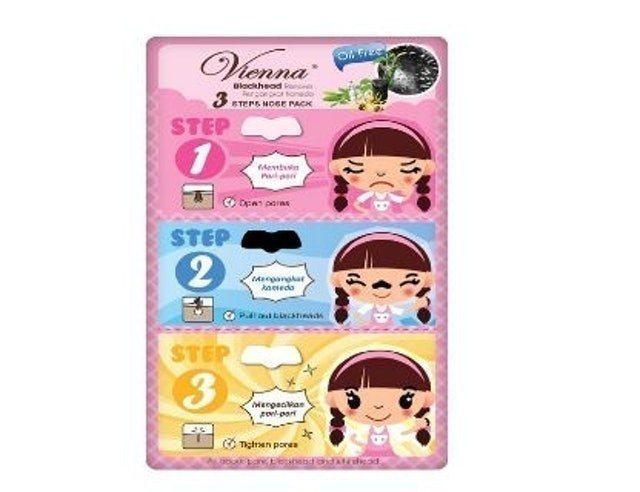 Vienna Blackhead Remover 3 Step Nose Pack 1