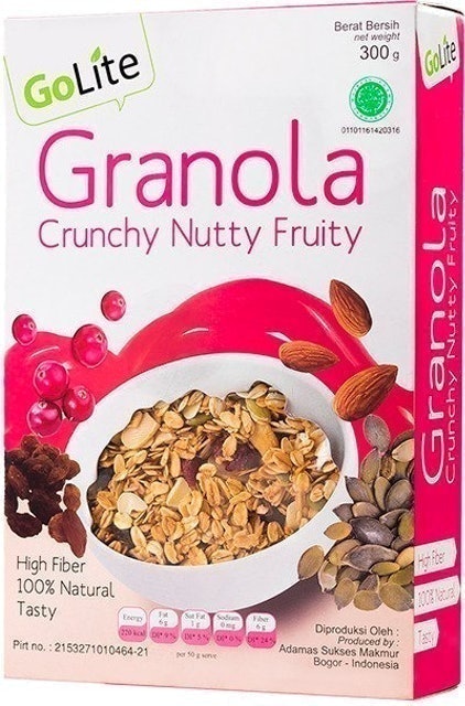 GoLite Granola Crunchy Nutty Fruity 1