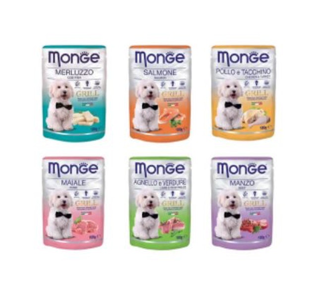 Monge Chunkies Grill Dog Wet Food 1