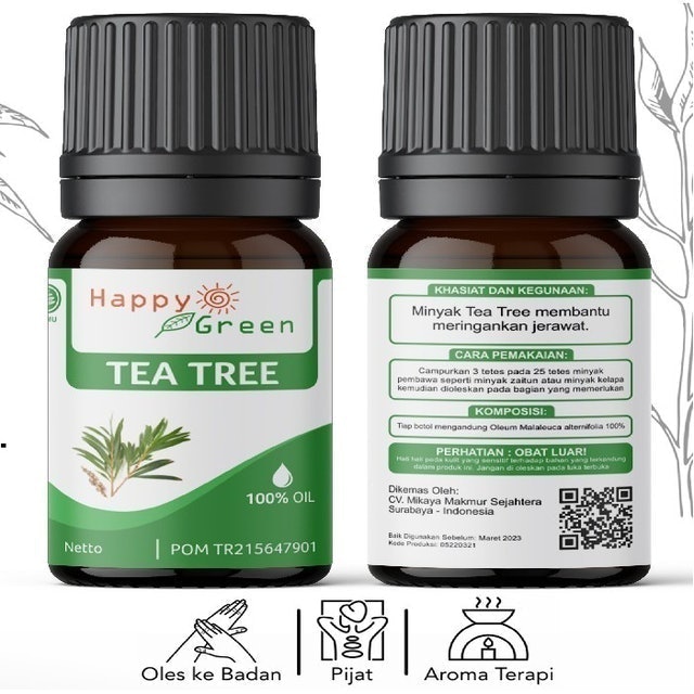 Happy Green Tea Tree Essential Oil 1