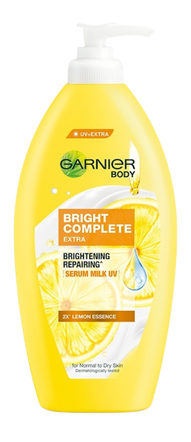Garnier Light Complete White Body Serum Milk UV Lotion 1