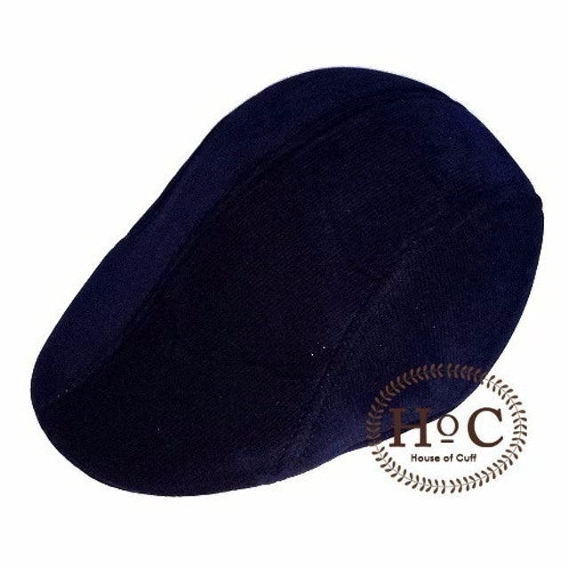 House of Cuff Flatcap Newsboy Hat/Painter Hat Blue Dark 1