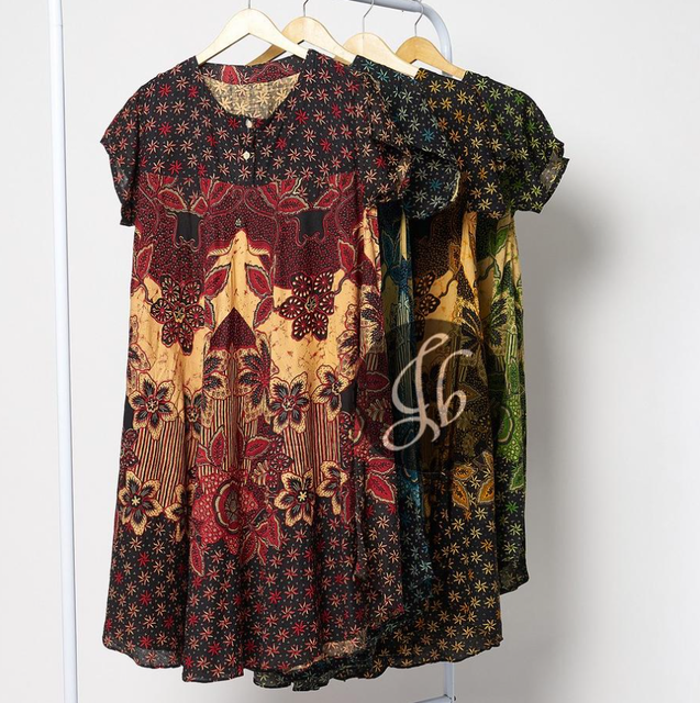Juwita Batik Daster Payung Jumbo Batik Sogan 1