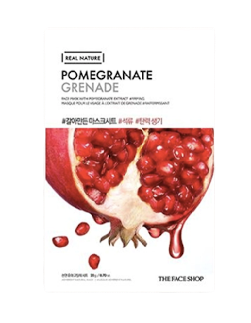 The Face Shop Real Nature Masker Wajah Pomegranate 1