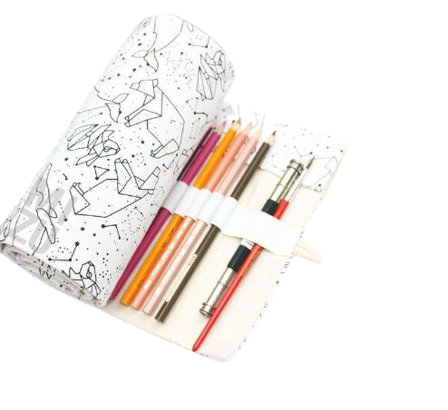 Mizu 36/72 Roll Up Colour Pencil Case Slots 1