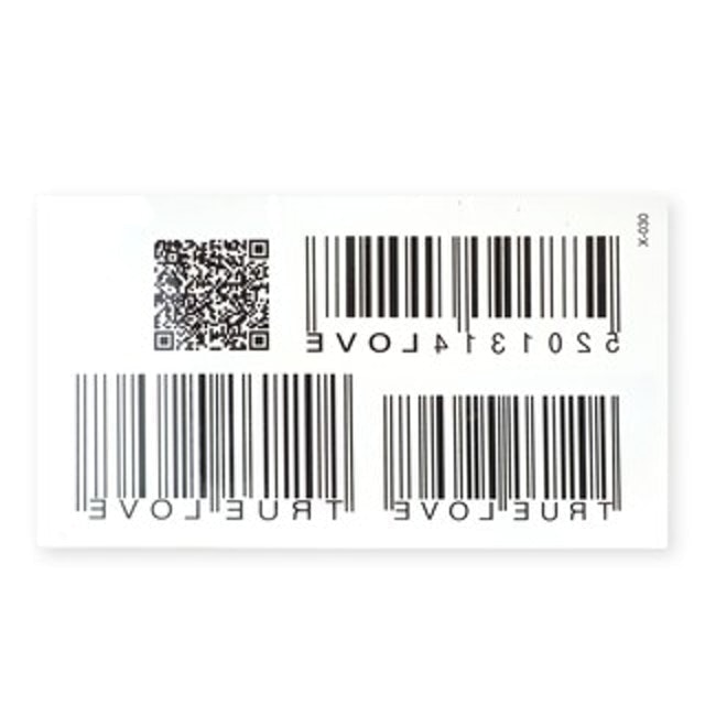 W! Accesories Temporary Tattoo Barcode  1