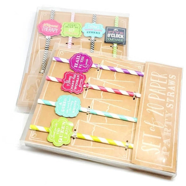 Sedotan Kertas Karton Party 1