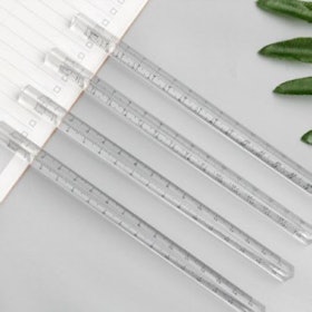 Triangular Prism Clear Ruler Stick 1