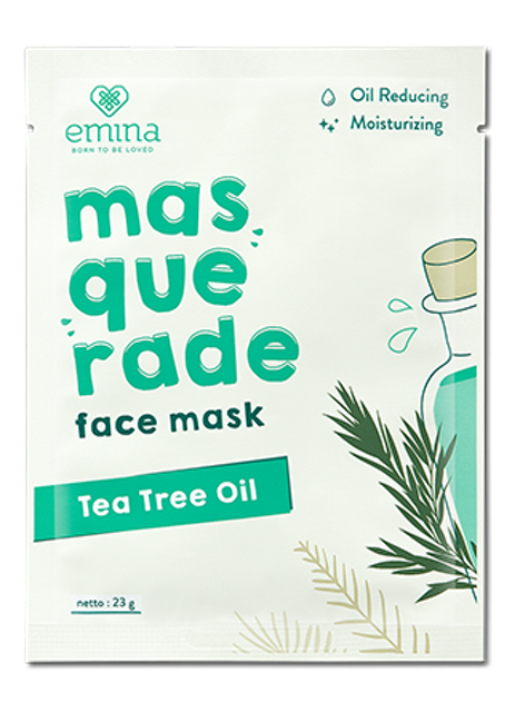 Emina Cosmetics Masquerade Face Mask Tea Tree Oil 1