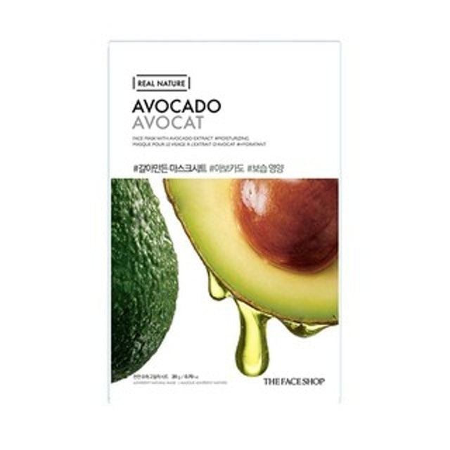 The Face Shop Real Nature Avocado Face Mask 1