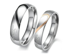 Cincin Couple Love Titanium 1