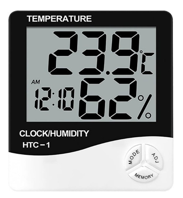 INONE Jam Alarm Digital Termometer Hygrometer HTC-1 1