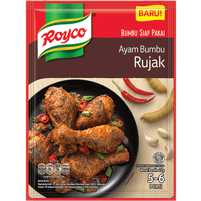 Unilever Royco Ayam Bumbu Rujak 1