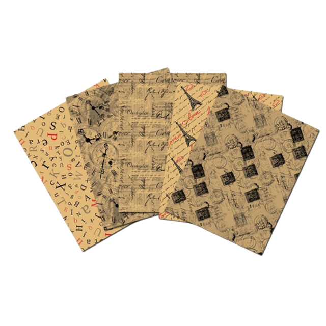 Kertas Sampul Coklat Motif 1