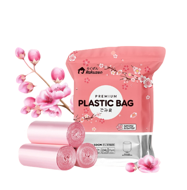 Bagus Rakuzen Premium Trash Bag Sakura Edition 1