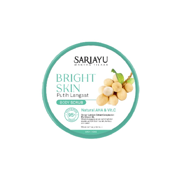 Martina Berto Sariayu Bright Skin Putih Langsat Body Scrub 1