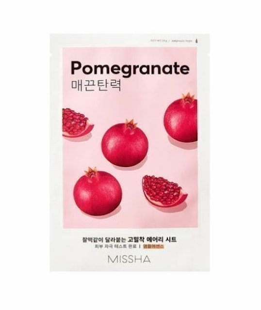 Missha Airy Fit Sheet Mask (Pomegranate) 1
