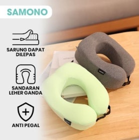 Samono Bantal Leher Travel Multifungsi 2 in 1 1