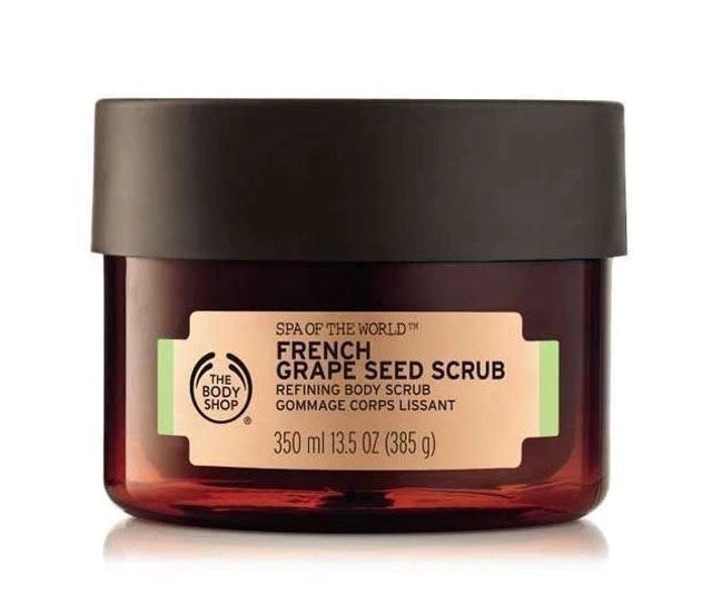 The Body Shop Spa Of The World French Grape Seed Scrub 1